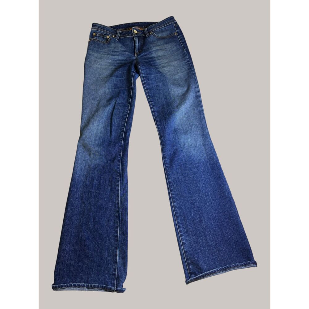 Tory Burch Classic Tory Jeans Women's Size 28 Flare Bootcut Blue Denim